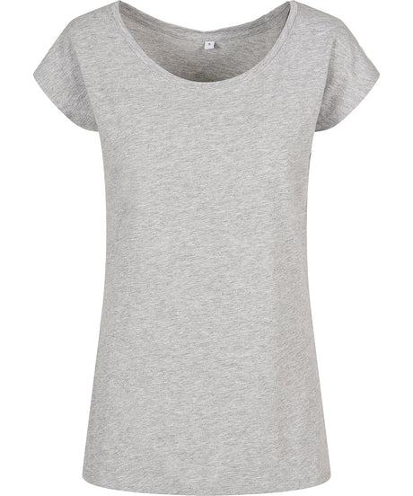 Build Your Brand Basic Women's wide neck tee