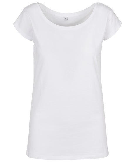Build Your Brand Basic Women's wide neck tee
