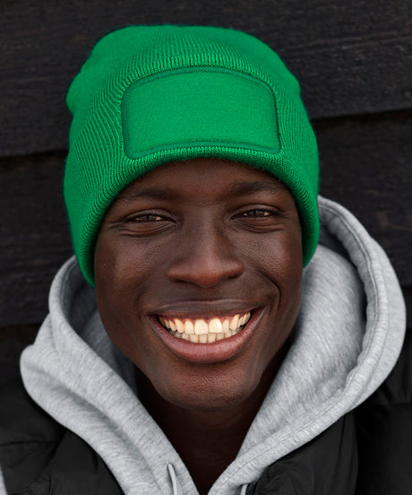 Beechfield Original patch beanie White