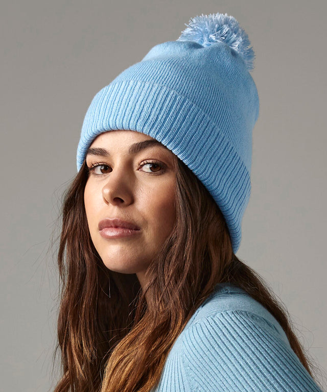 Beechfield Snowstar® beanie White/Black