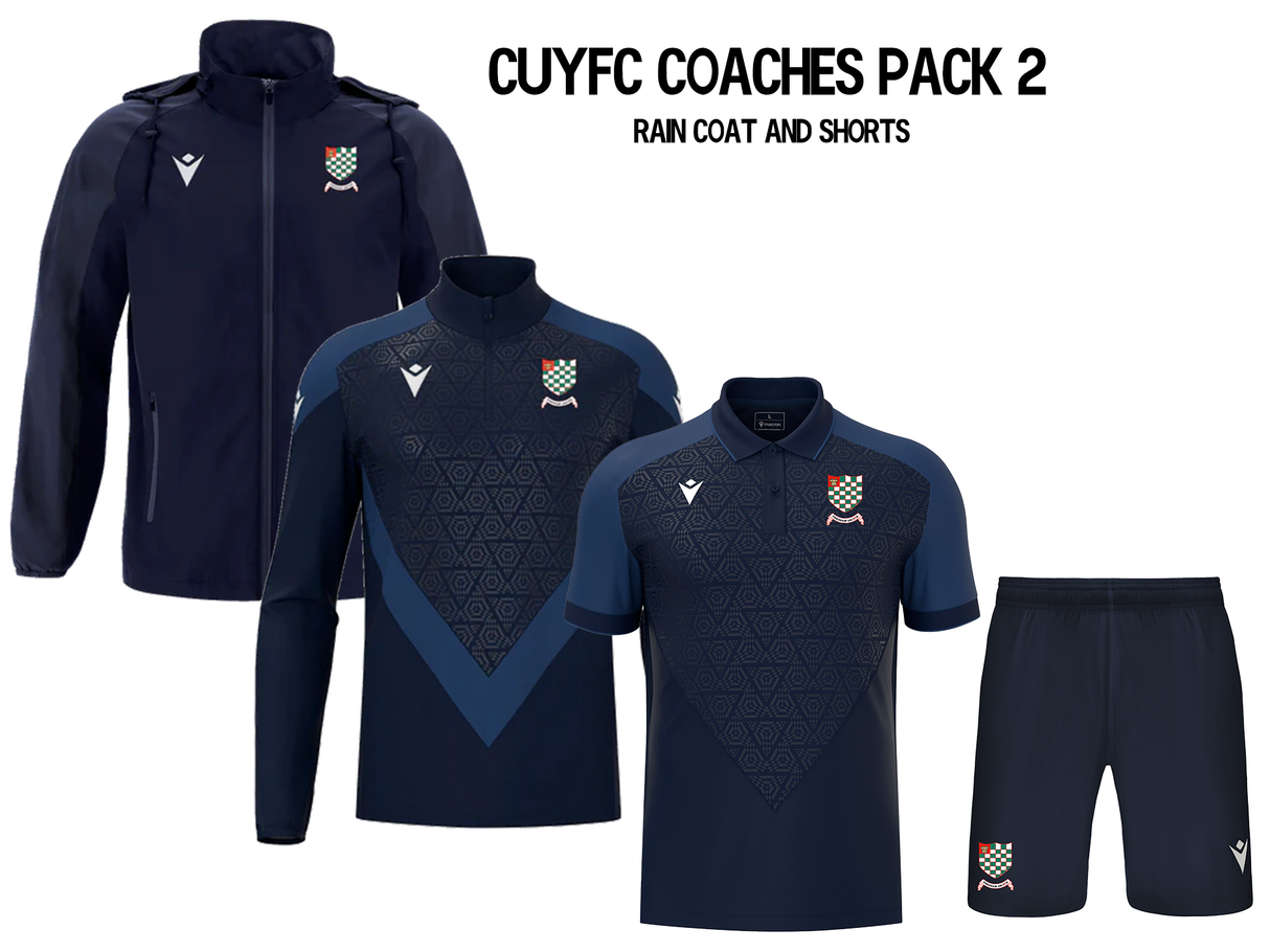 Chesham United Youth FC Coaches Pack 2 - Rain Coat & Shorts