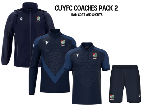 Chesham United Youth FC Coaches Pack 2 - Rain Coat & Shorts