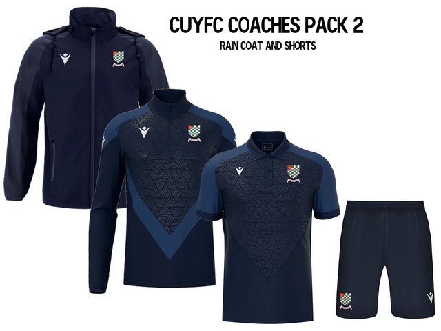 Chesham United Youth FC Coaches Pack 2 - Rain Coat & Shorts