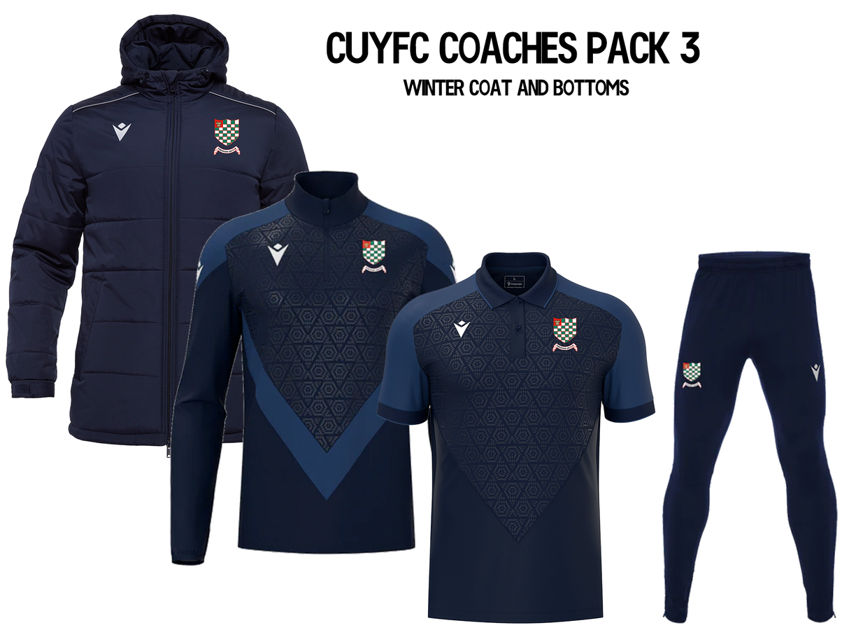 Chesham United Youth FC Coaches Pack 3 - Winter Coat & Bottoms