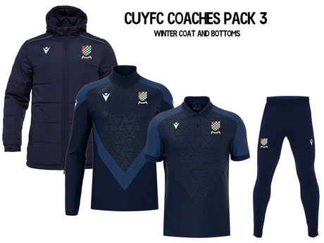 Chesham United Youth FC Coaches Pack 3 - Winter Coat & Bottoms