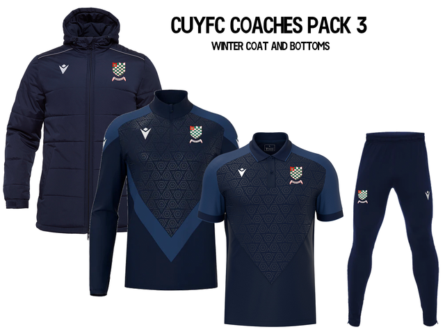 Chesham United Youth FC Coaches Pack 3 - Winter Coat & Bottoms