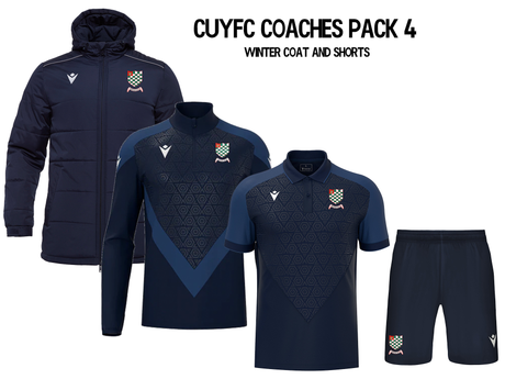 Chesham United Youth FC Coaches Pack 4 - Winter Coat & Shorts