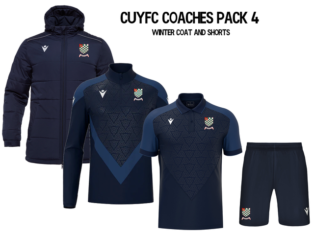 Chesham United Youth FC Coaches Pack 4 - Winter Coat & Shorts