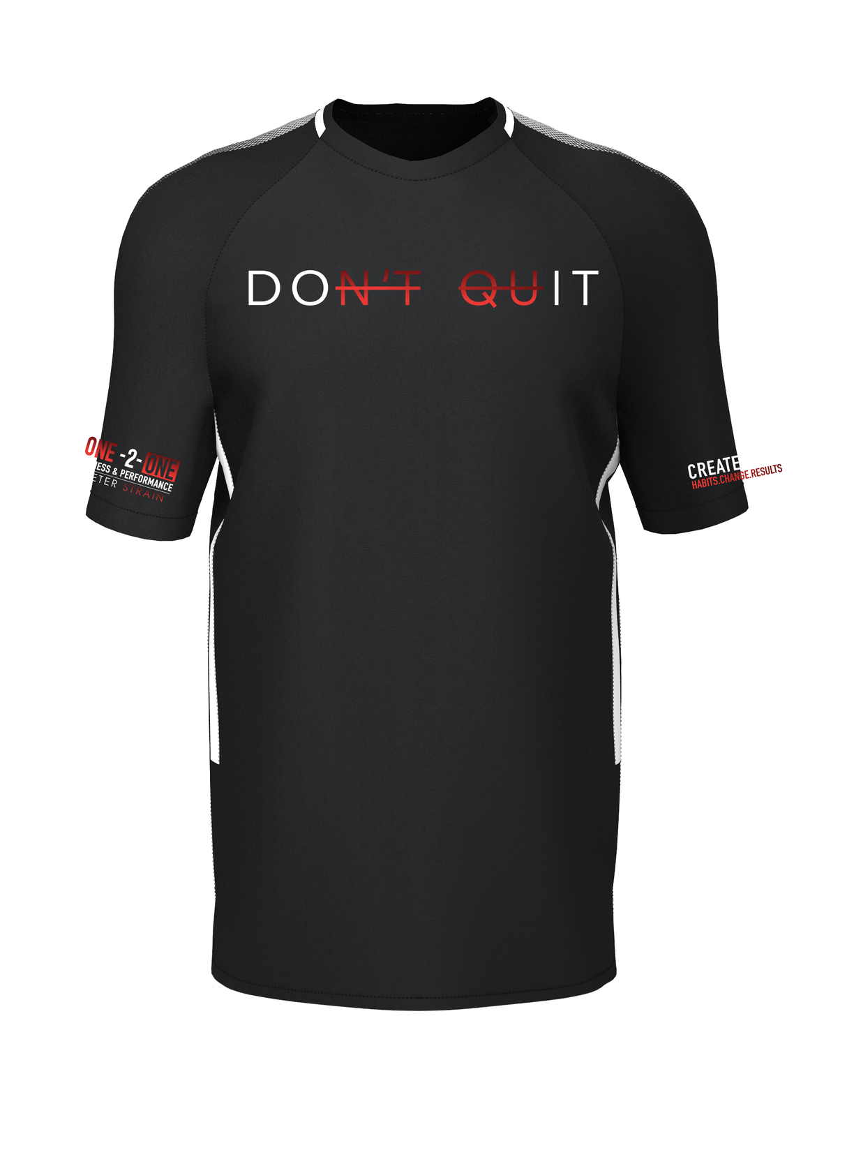 One 2 One Don't Quit JNR Edge Pro Training Tee