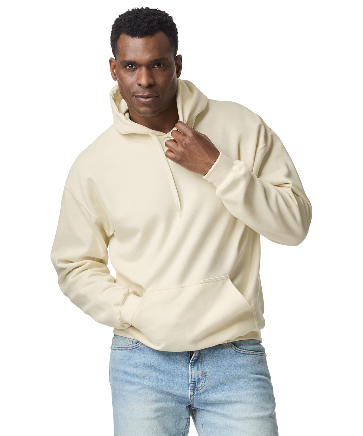Gildan Softstyle™ midweight fleece adult hoodie White*†
