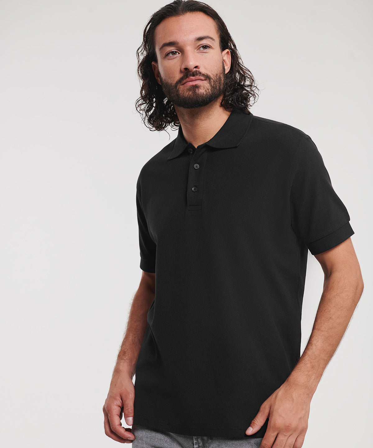 Russell Athletic Ultimate classic cotton polo White