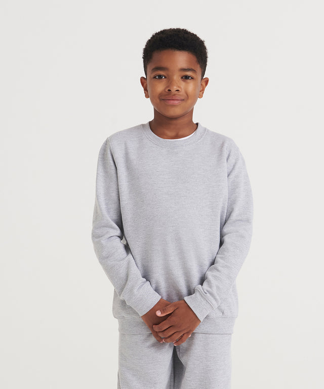 AWDis Just Hoods Kids AWDis sweatshirt Storm Grey