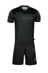 Kelme Referee S/S Set - Dark Grey / Black