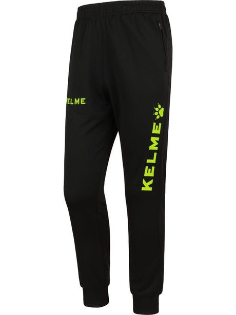Kelme Global Long Pant - Neon Black / Yellow