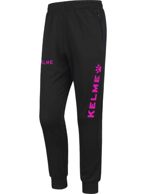 Kelme Global Long Pant - Black / Neon Pink