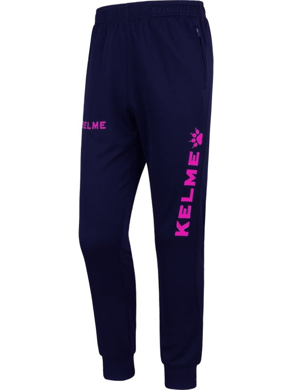 Kelme Global Long Pant - Dark Blue / Neon Pink