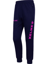 Kelme Global Long Pant - Dark Blue / Neon Pink