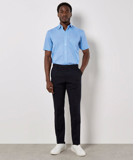 Kustom Kit Business shirt short-sleeved (classic fit) White