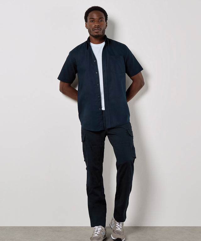 Kustom Kit Workplace Oxford shirt short-sleeved (classic fit) White*