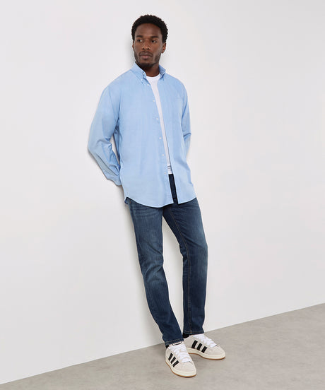 Kustom Kit Workplace Oxford shirt long-sleeved (classic fit) White*