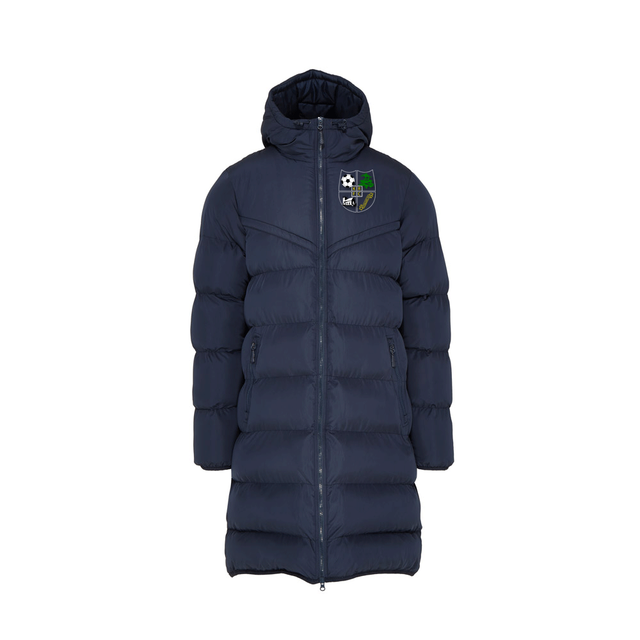KRFC JNR Chevron Puffer Coat Navy
