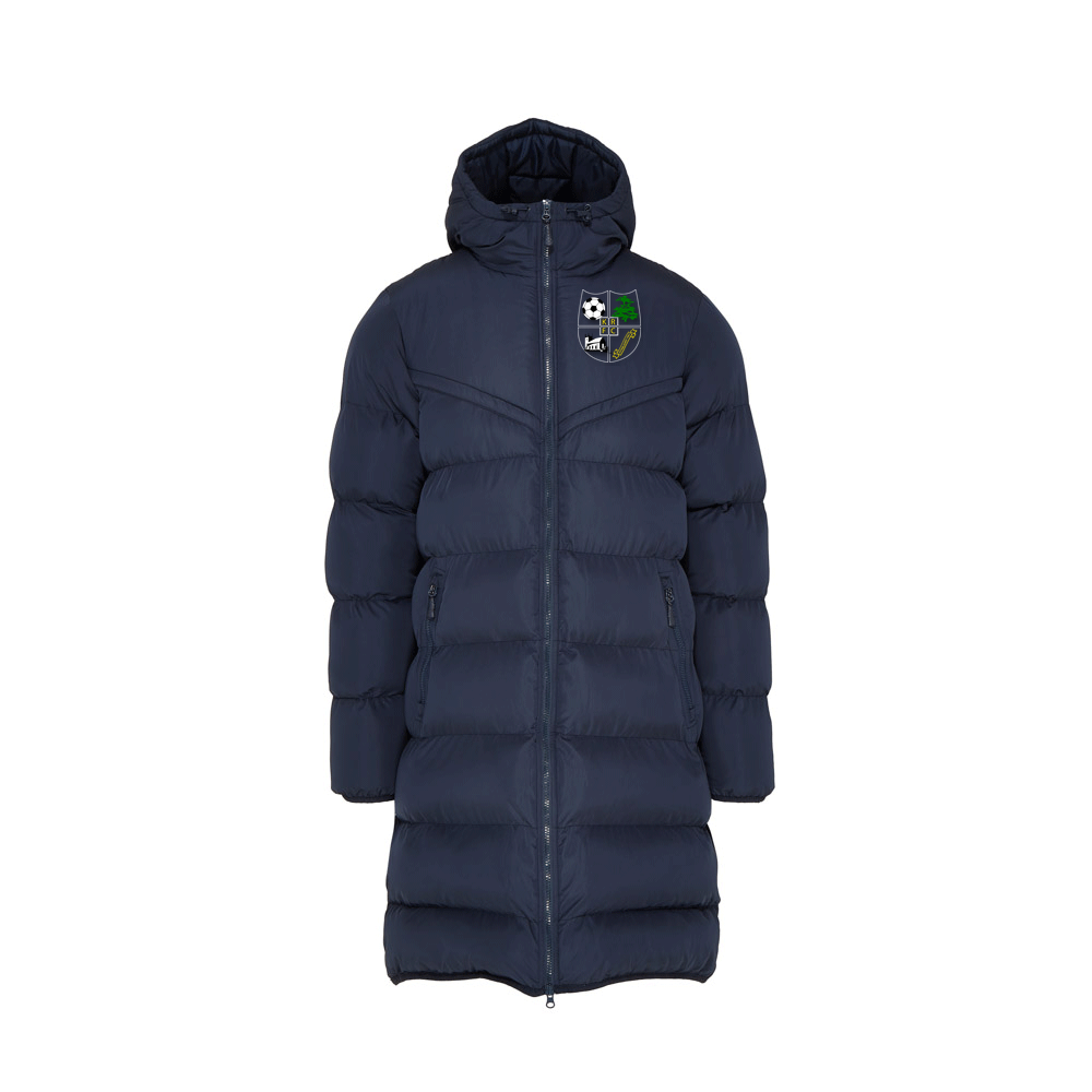 KRFC SNR Chevron Puffer Coat Navy