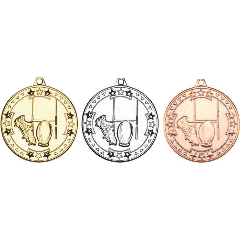 100 x Rugby Sports Medals