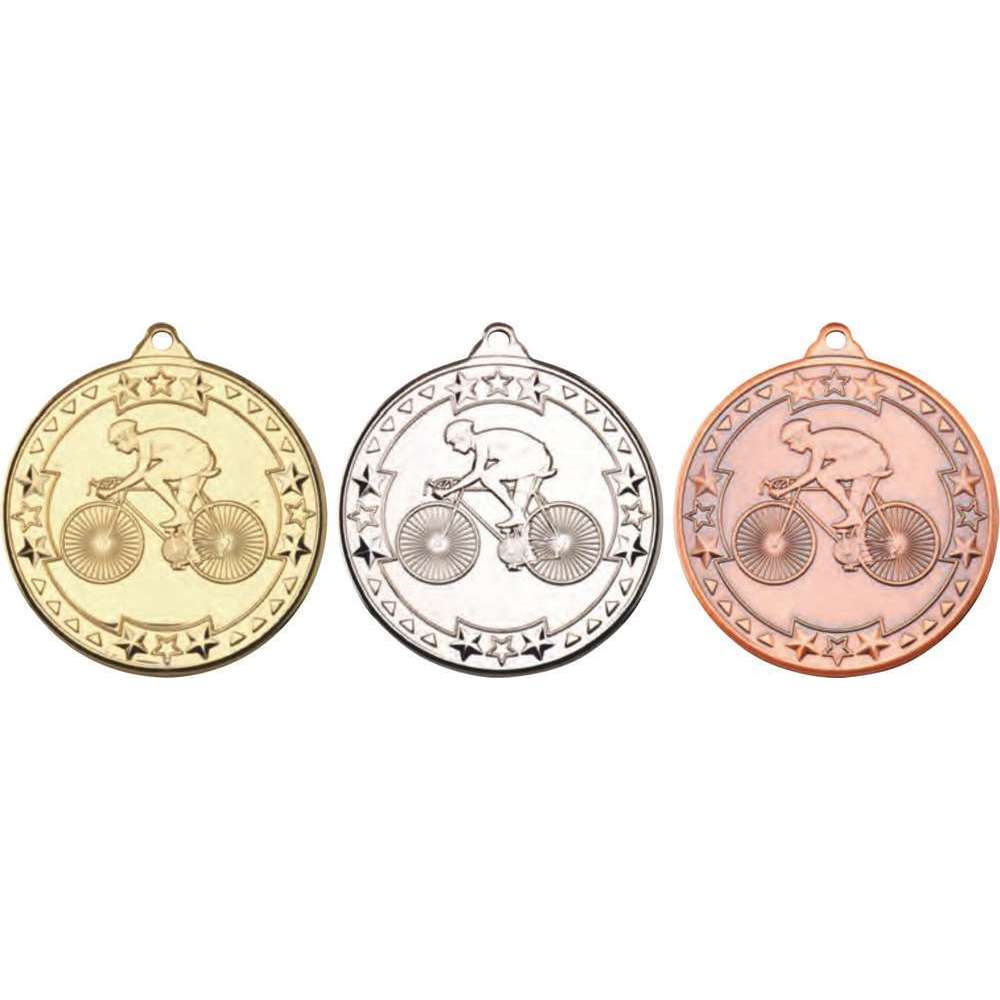 100 x Cycling Sports Medals