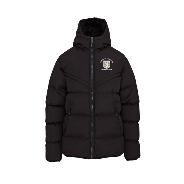 Orangefield OB JNR Chevron Puffer Jacket Black
