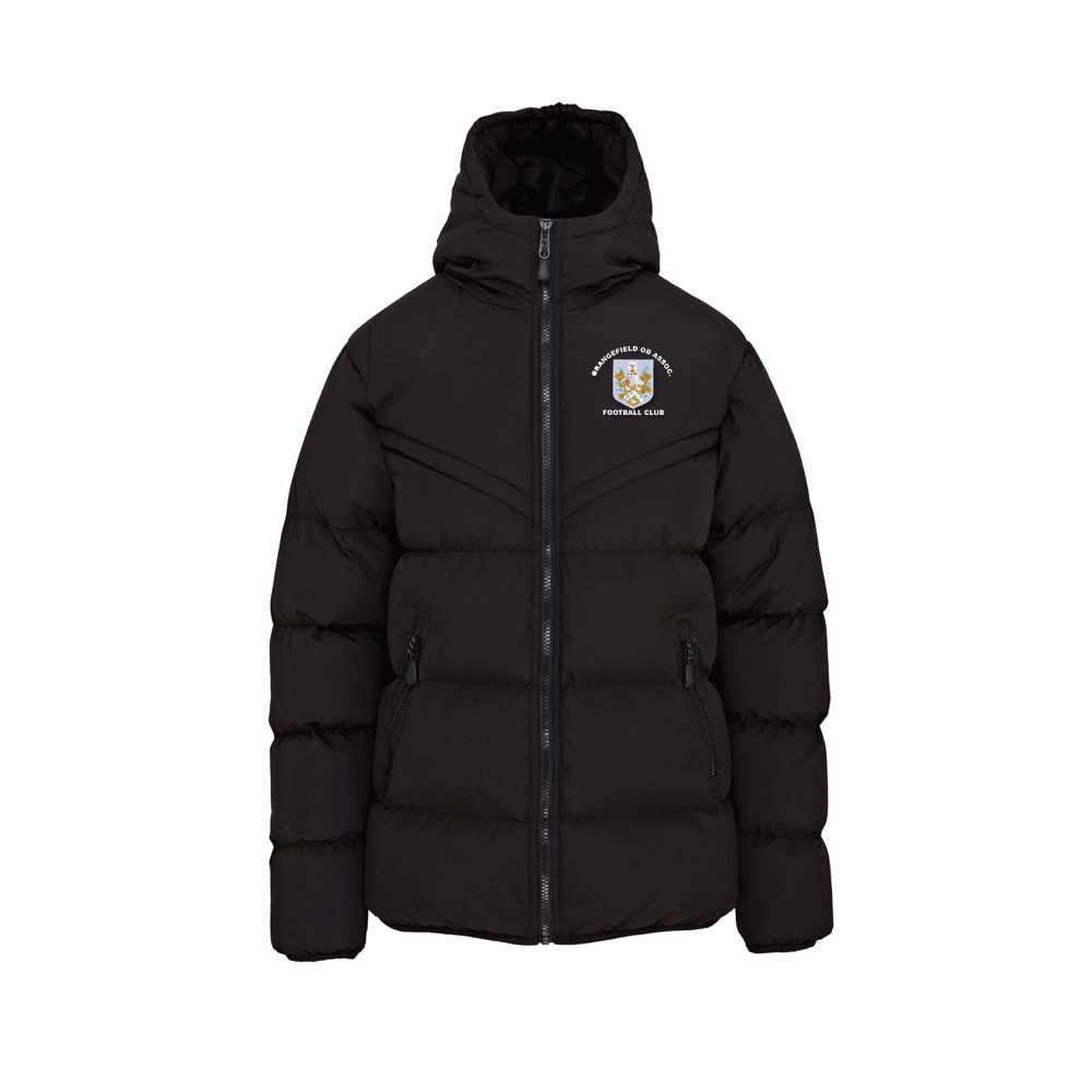 Orangefield OB SNR Chevron Puffer Jacket Black