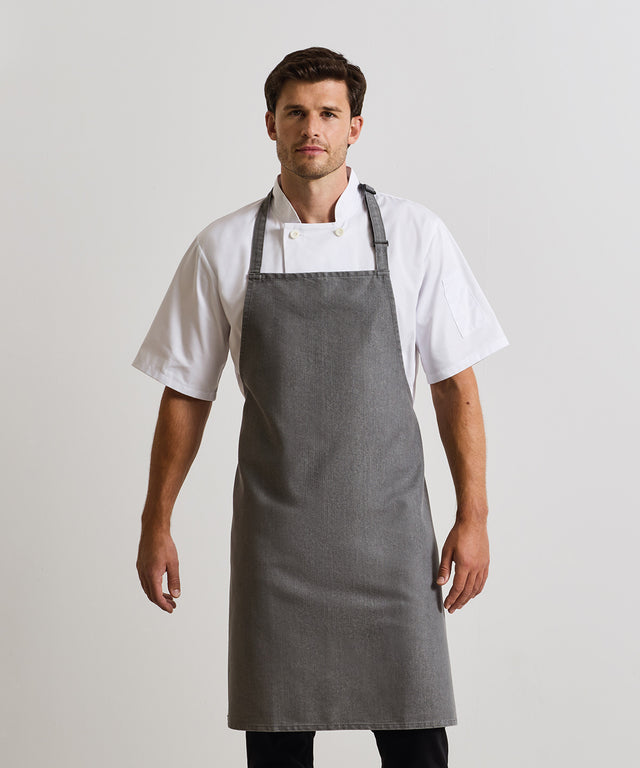 Premier Colours bib apron White