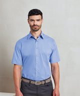 Premier Short sleeve poplin shirt White*