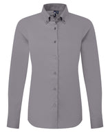 Premier Women’s ‘Supreme’ Oxford long sleeve shirt