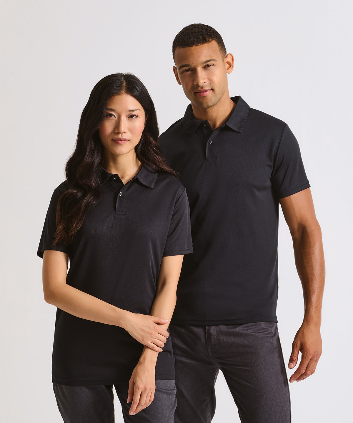 Premier Coolchecker® studded polo Navy