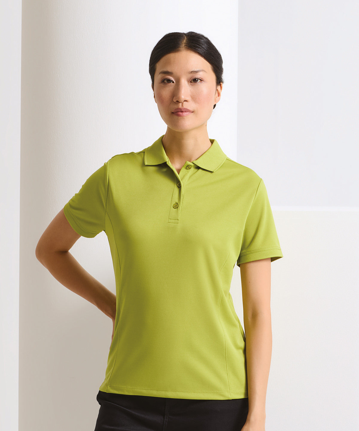 Premier Women's Coolchecker® piqué polo White