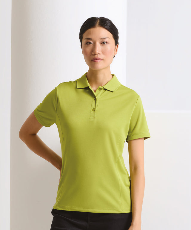 Premier Women's Coolchecker® piqué polo White