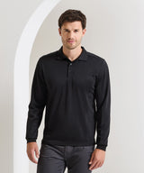 Premier Long sleeve Coolchecker® piqué polo Navy