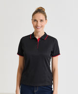 Premier Women's contrast Coolchecker® polo Royal/White