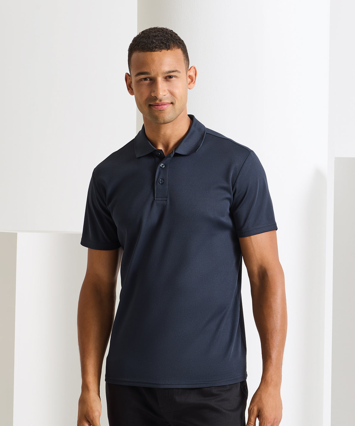 Premier Men’s Spun Dyed Recycled Polo Shirt French Navy