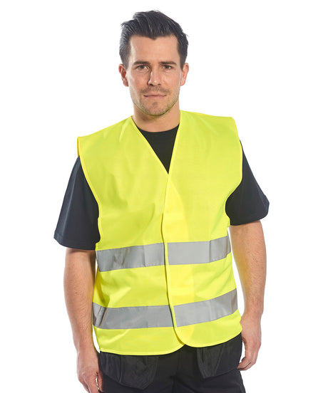 Portwest Hi-vis two-band vest (C474) Yellow