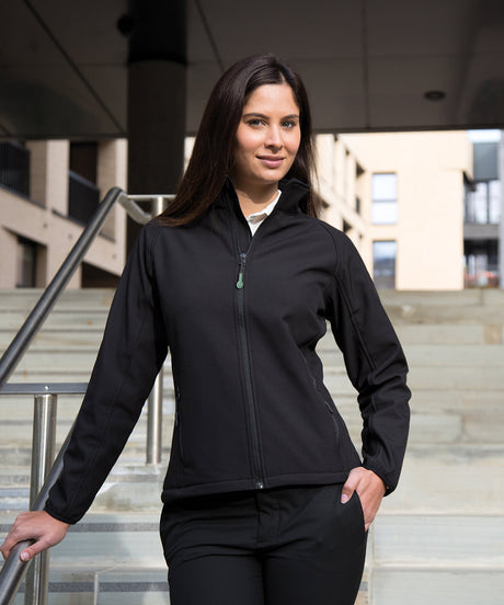 Result Core Women's Core printable softshell jacket White/Black