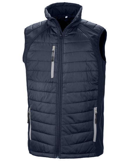Result Recycled Compass padded softshell gilet