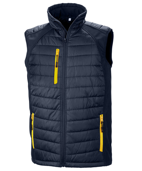 Result Recycled Compass padded softshell gilet