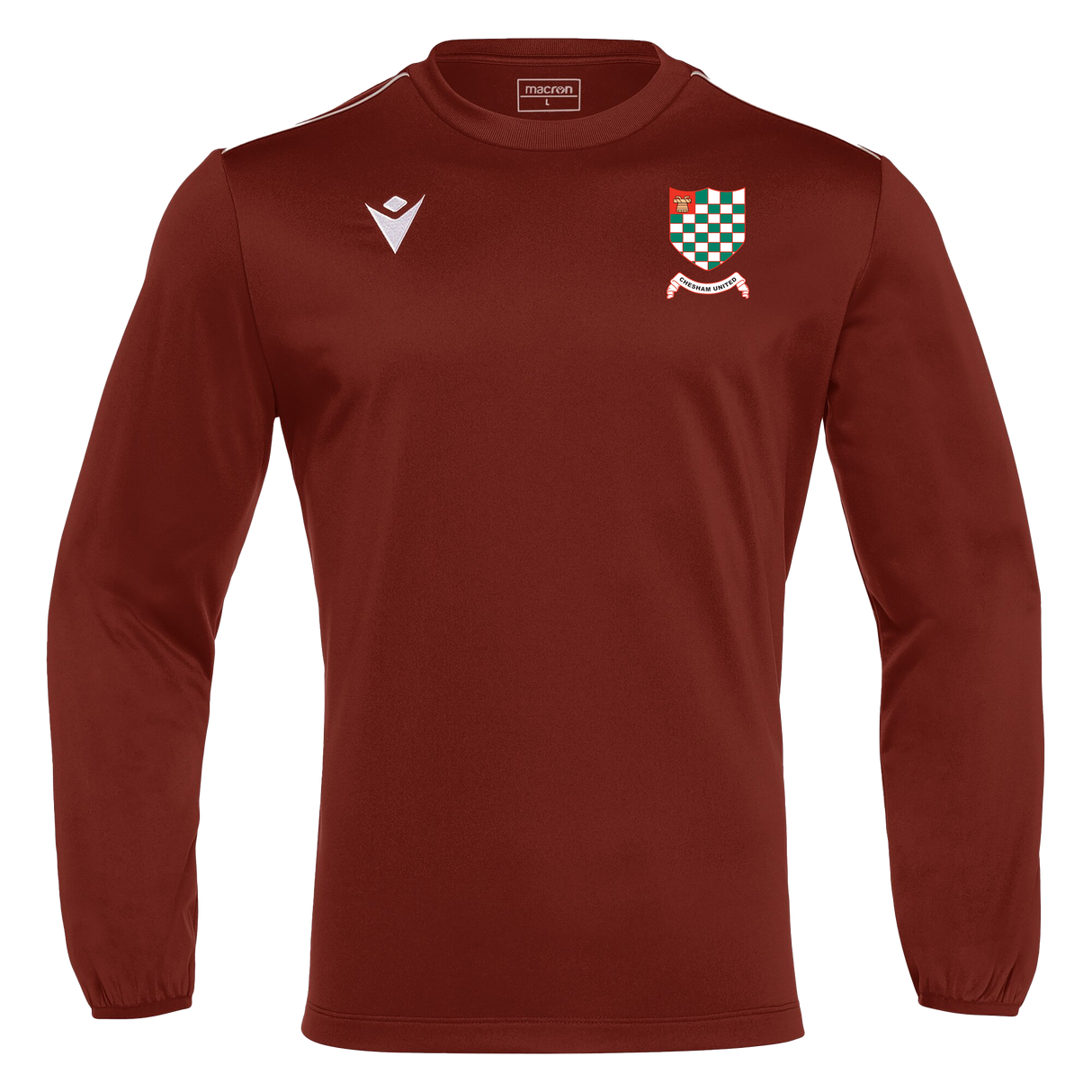 Chesham United Youth FC SNR Macron Salzach Training Jumper Maroon