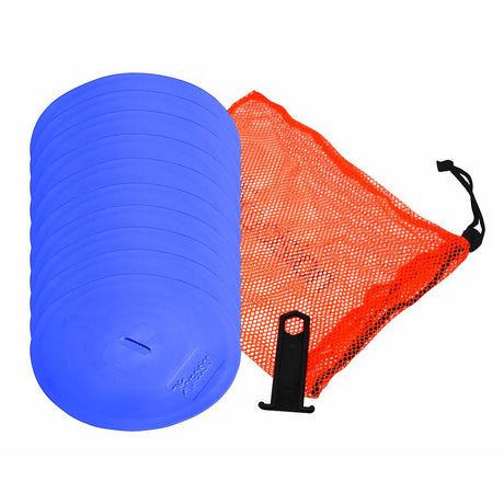 Precision Round Marker Discs (Set of 10) - Blue