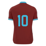 Chesham United Youth FC SNR Macron Wyvern Eco Match Shirt Maroon Sky (back)