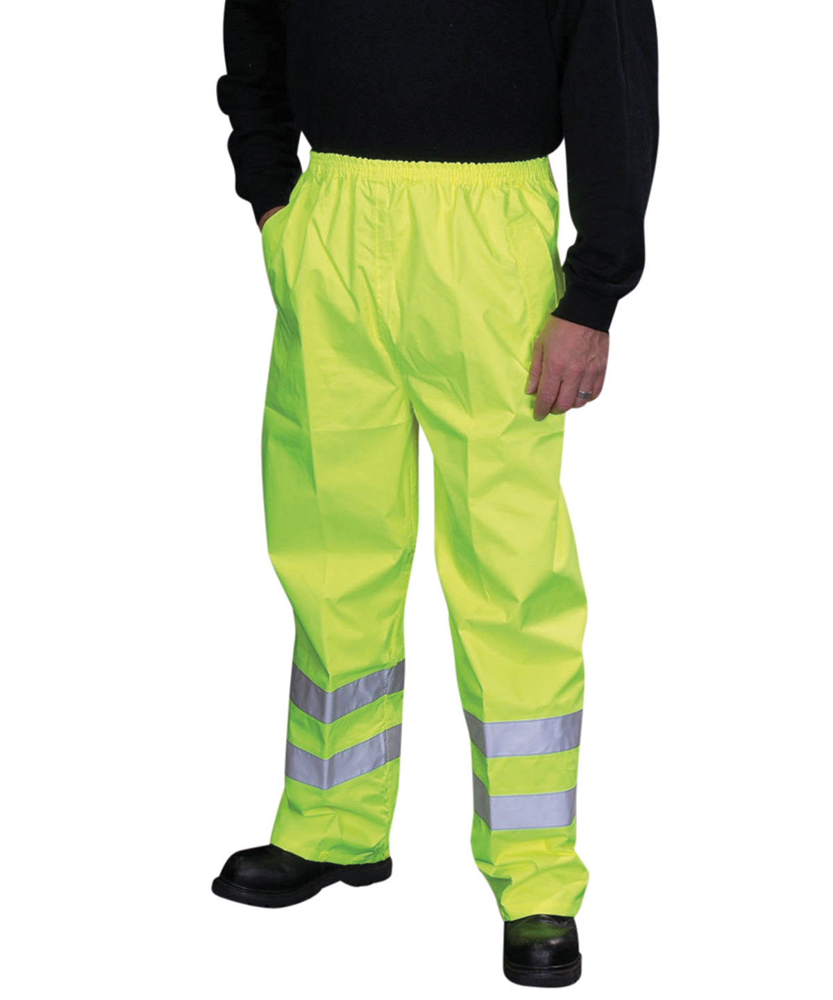 Yoko Hi-vis waterproof overtrousers (HVS461) Yellow