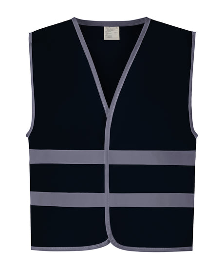 Yoko Hi-vis reflective border kids waistcoat (HVW102CH)