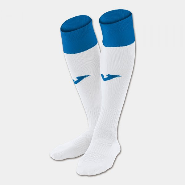 Joma Calcio 24 Football Socks - White/Royal