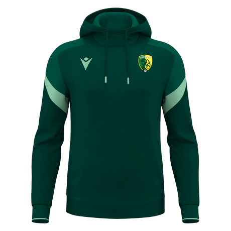 Sesku Miners FC Macron Alchemist hoody, bottle green and mint